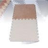10pcs Plush Foam Floor Mat Washable Interlocking Carpet Tiles Cuttable