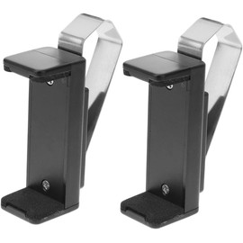 iplusmile 2 Piezas Clip para Visera Auto, Soporte Ajustable para Control Remoto de Puerta de Garaje, ABS y Acero Inoxidable, Instalación Sin Herramientas, Fijación Segura para Parasol de Coche