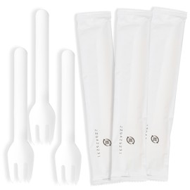 Edogawa Bussan 583553 Paper Forks 158 Single Bag Pack of 100