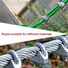 YZTONGPAO 5/8'' Heavy Duty Zinc Plated Wire Rope Cable Clip