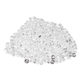 FTVOGUE Transparente Cristal acrílico Diamante Banquete de boda Adorno de bricolaje Perlas Banquete de boda Adorno de bricolaje (6mm 2000pcs）)