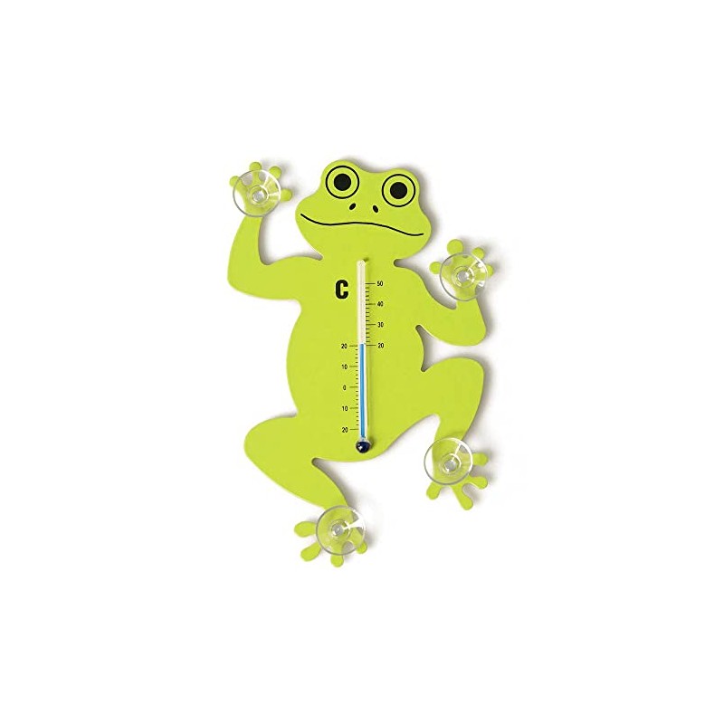 HAB & GUT -tg003 Window Thermometer Frog with Suction Cups