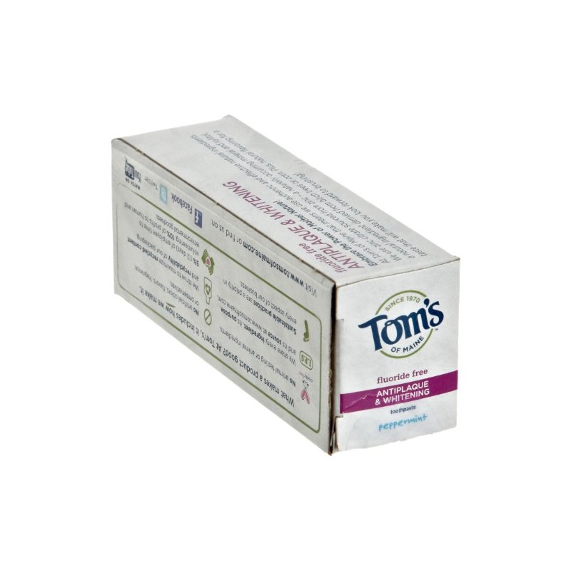 Tom's of Maine, Fluoride Free Antiplaque & Whitening Toothpaste -