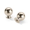 CABDM 20 Pack 1 Inch Vintage Ball Polished Nickel Cabinet