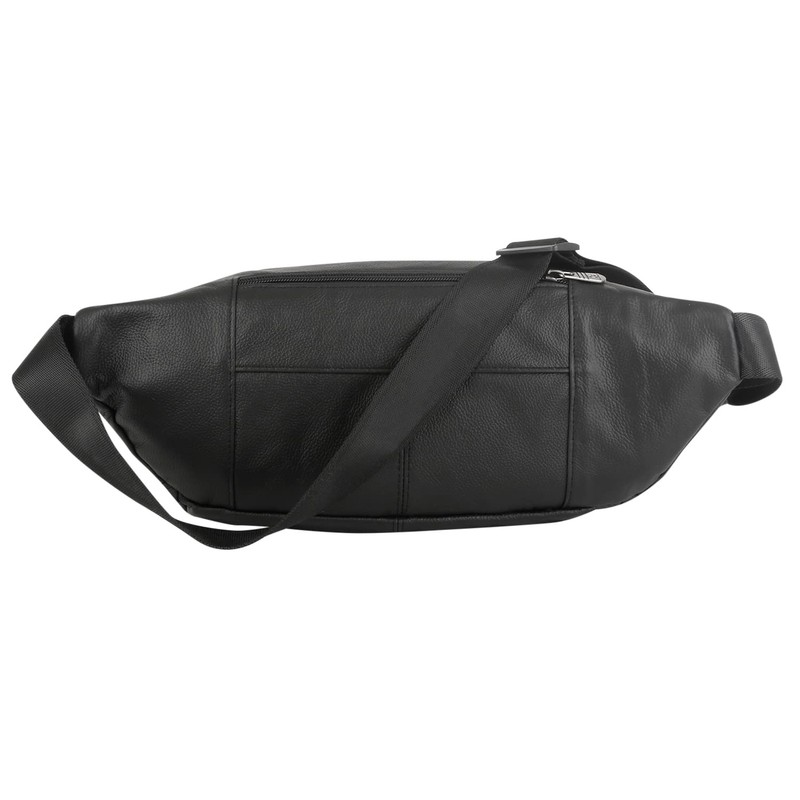 ZZNICK Genuine Leather Fanny Pack/Waist Bag/Organizer with Adjustable Belt, Multiple
