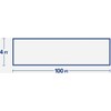 Tenax 82119104 4X100 Snow Guard Fence, 4' x 100', Orange