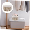 Alipis 1pc Multi-functional Cotton Thread Storage Basket Bohemian Style Organizer