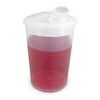 Plastic Cups with Feeding Lids - Pack of 10 |