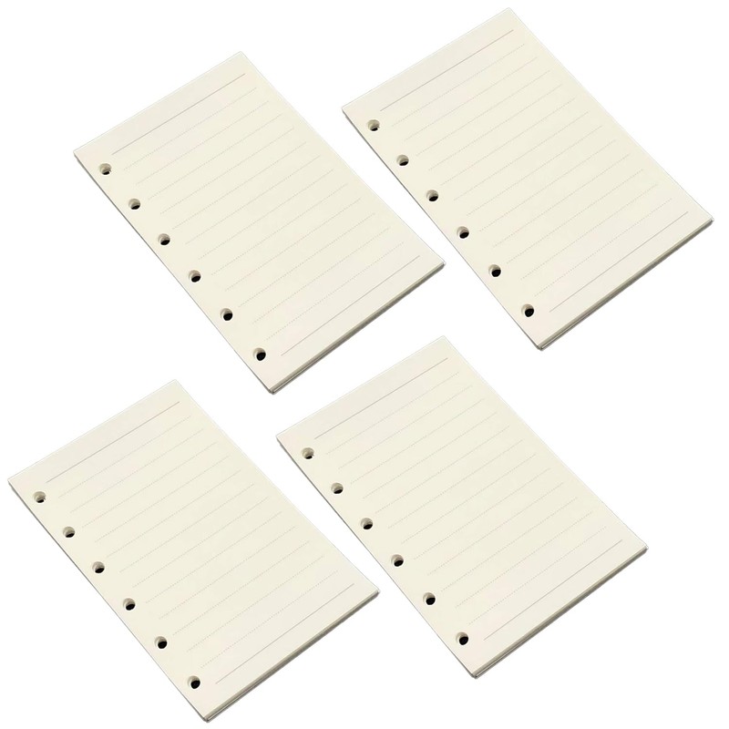 Audiofan Notebook Refill, Mini 6 Holes, Horizontal Rule, A7, 6