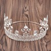Retro Men's Metal Round Crown King Ornament Royal Cosplay Props