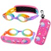 RUIGAO Kids Goggles, Toddler Goggles3/4/5/6 Years Old, Rainbow Mermaid Unicorn