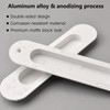 MOROBOR Double Sided Handle, 2pcs Oval Embedded Sliding Barn Door