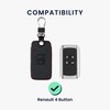 kwmobile Case for Renault 4 Button Car Key Smart Key