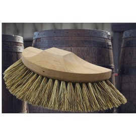 MAAJ Barrel Brush with Hard Union Stuffing and Beard - Like Grandma's Times - Made in Germany