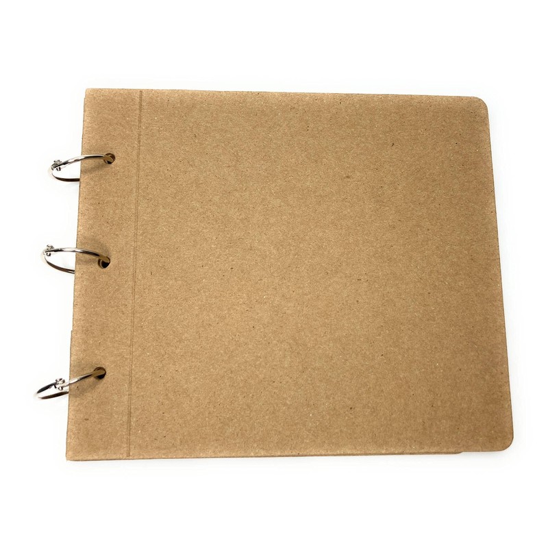 Chipboard Album With Round Tabs, 8 Page Bare Scrapbook, 7