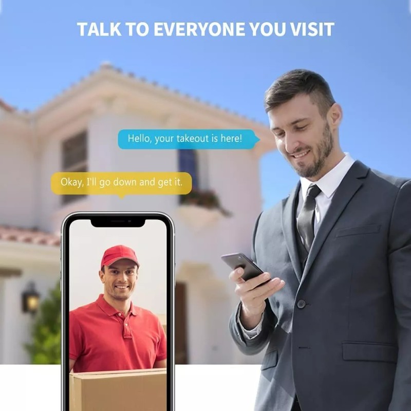 WOOLINK 2PK Solar Camera 4MP Wireless Security Camera Outdoor Solar