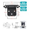 10 Pcs 1/2" Overlay Cabinet Hinges,Semi-Concealed Hinges,Self Closing for RV