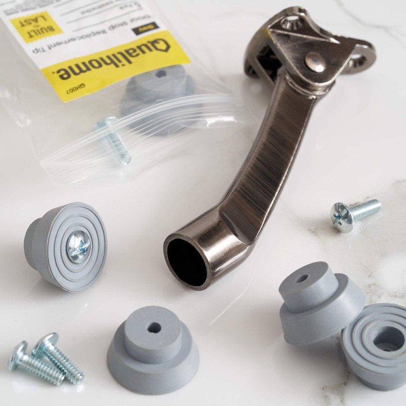 Door Stopper Replacement Rubber Tips - Ribbed Rubber Foot Door