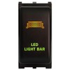12V Push Button Switch LED Light BAR for Nissan Pathfinder