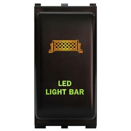 12V Push Button Switch LED Light BAR for Nissan Pathfinder R51 Navara D40 Patrol GU4-8 Y61 Y62 X-Trail T31 Dual LED AMBER GREEN ON/OFF