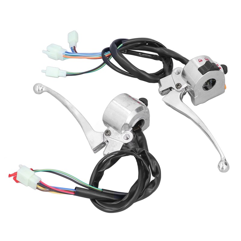 2pcs 22mm Motorcycle Drum Brake Handlebar Switch Left Right Aluminum
