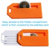Luggage Tag with Hidden Compartment for AirTag (1-Pack) – V2