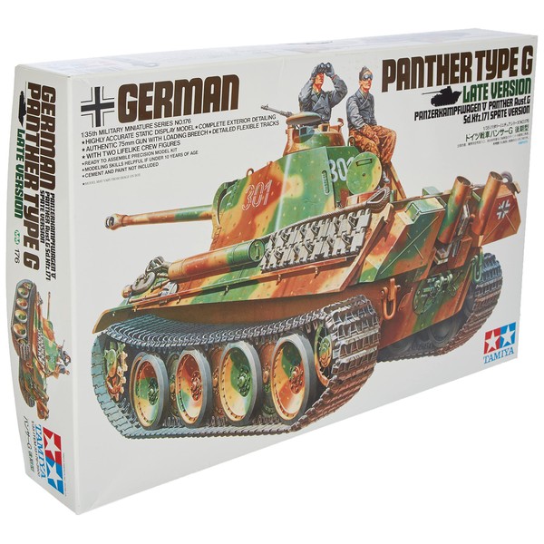 TAMIYA 300035176 – 1:35 WWII Special Vehicle 171 Panther G Late Version (2)