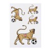 4 x 'England Lioness & Football' Temporary Tattoos - Water