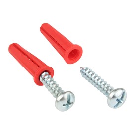 Selecta PAK14#10 x 1” Pan Head Combo/Conical Anchor Kit, 100 Screws & Anchors