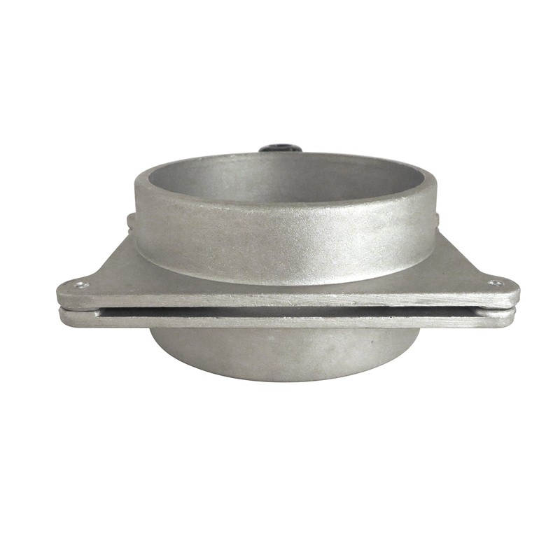 3" OD Self Cleaning No Clog Aluminum Blast Gate Cut