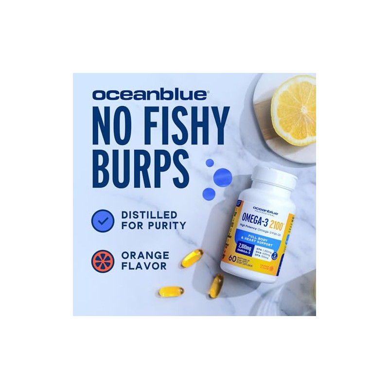 Ocean Blue Suplemento Nutricional Naranja