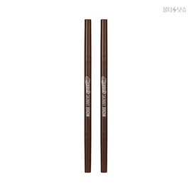 Peripera One All One All Speedy Skinny Brow Dark Brown 2pcs / 페리페라 한올한올 스피디 스키니 브로우 다크브라운 2개