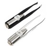 FOMIYES 2pcs Eyebrow with LED Light, Stainless Steel Eyebrow Pliers