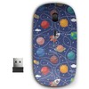 KAWAMOUSE 2.4G Ergonomic Portable USB Wireless Mouse for PC, Laptop,