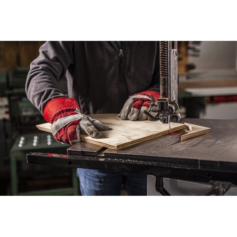 Boss Men's Guard Split Cowhide Leather Palm Work Gloves, Safety
