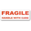 160 Fragile - Handle with Care Labels Large Stickers