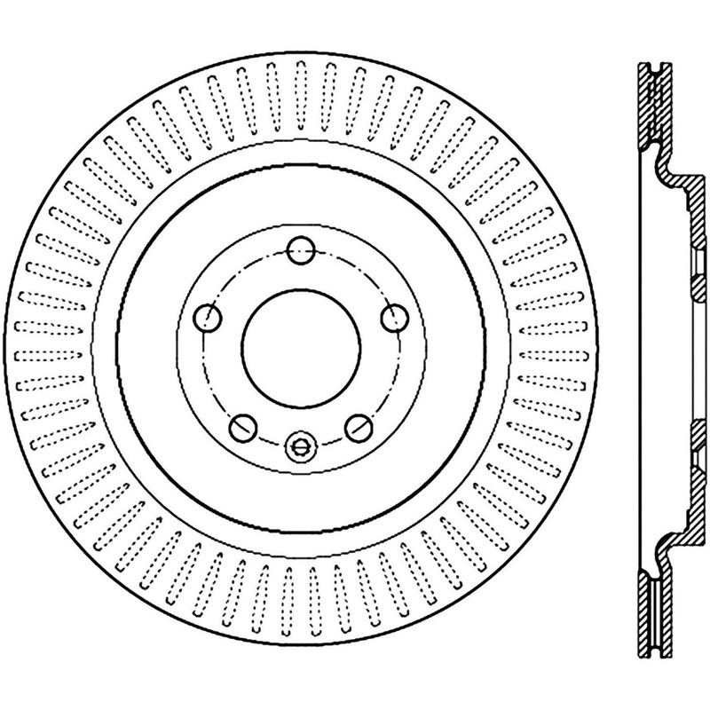 Centric Premium Brake Rotor - 120.65137