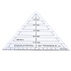 Quilting Ruler, Triangle Patchwork Ruler Acrylic Cutting Ruler Quilting Templates