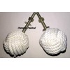 Humaira Nauticals White Jute Rope Door Knobs/Rope Knot Drawer Pulls