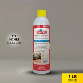 Durvet No Bite IGR Flea and Tick Spray, 16 Ounces, for Carpets and Furniture
