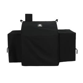 SUPJOYES Grill Cover for Char-Griller Smokin' Champ Grill, 600D Heavy Duty Waterproof Chargriller Offset Smoker Covers, Outdoor BBQ Accessories