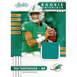 2020 Panini Absolute Rookie Materials Relics #2 Tua Tagovailoa Player Worn Jersey Football Card