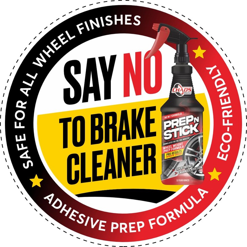 CHAOS Moto Prep N Stick - Wheel Surface Cleaner &