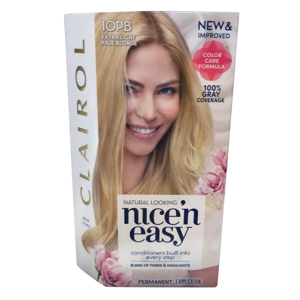 Clairol Nice 'n Easy Permanent Color [10PB] Extra Light Pale Blonde 1 ea