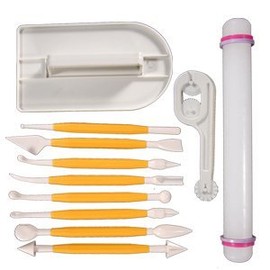 Shentian 4 Piece Fondant Modelling Clay Tool Set