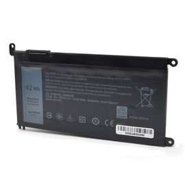 Damusy 42Wh WDX0R Laptop Battery for Dell in-spiron - Fit for Dell in-spiron 13 5368 5378 5379 7368 7378, in-spiron 15 5565 5567 5568 5578 7560 7570 7579, in-spiron 17 5765 5767 5775 3CRH3 T2JX4 P69G