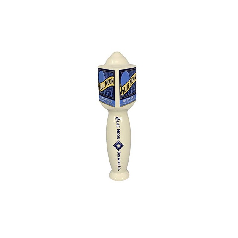 Blue Moon Belgian White 10" Ceramic Pub Style Beer Tap