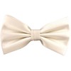 TigerTie Bow Tie Plain Satin + Gift Box, Bow Neck