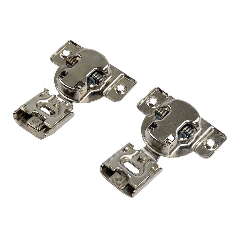 1/2 in. 108-Degree Nickel Plated Compact Overlay 35mm Face Frame