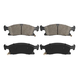 KAX D1455 Ceramic Front Brake Pads For Jeep Grand Cherokee 2011-2018, Dodge Durango 2011-2020, Automotive Replacement Ceramic Brake Pads 4pcs